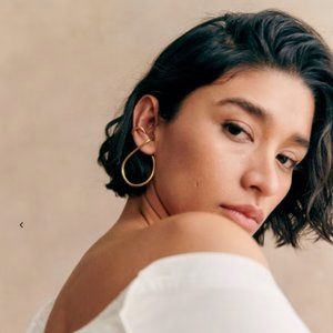 Sezane Viral Tessa Earrings Ear Cuff